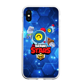 Чехол для iPhone XS Max матовый с принтом BRAWL STARS NANI НАНИ в Екатеринбурге, Силикон | Область печати: задняя сторона чехла, без боковых панелей | bibi | brawl stars | coach mike | crow | evil gene | gale | gene | leon | leon shark | max | mecha crow | mortis | mr.p | nani | phoenix | sally leon | sandy | spike | sprout | tara | virus 8 bit | werewolf | ворон | джин | оборотень