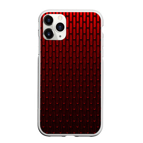 Чехол для iPhone 11 Pro Max матовый с принтом текстура красный градиент в Екатеринбурге, Силикон |  | геометрия | градиент | красный | линии | поверхность | простота | симметрия | текстура | точки | черный