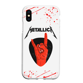 Чехол для iPhone XS Max матовый с принтом METALLICA (Z) в Екатеринбурге, Силикон | Область печати: задняя сторона чехла, без боковых панелей | kurt kobein | metallica | rock | курт кобейн | металика | металлика | рок | супер звезда