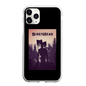 Чехол для iPhone 11 Pro матовый с принтом Siren Head (сиреноголовый) в Екатеринбурге, Силикон |  | 