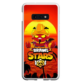 Чехол для Samsung S10E с принтом BRAWL STARS EVIL GENE В ЛЕТО в Екатеринбурге, Силикон | Область печати: задняя сторона чехла, без боковых панелей | brawl stars | crow | evil gene | gale | leon | leon shark | max | sally leon | shark | sprout | tara | virus 8 bit | werewolf leon | акула | берли | бравл старс | ворон | джин | макс | оборотень