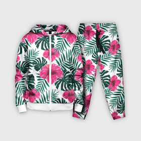 Детский костюм 3D с принтом Гавайский гибискус в Екатеринбурге,  |  | flower | hawaii | hibiscus | palms | summer | sun | ботаника | гаваи | гавайи | гавайка | гавайская | гибискус | красочная | летняя | лето | листья | отдых | отпуск | пальма | пальмы | пляж | растения | символ