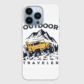 Чехол для iPhone 13 Pro с принтом Путешественник | Outdoor (Z) в Екатеринбурге,  |  | 4на4 | auto | baja | jeep | offroad | trofi | авто | автомобиль | ам | баха | бездорожье | внедорожник | джип | джипинг | джиппинг | машина | машины | оффроад | полный привод