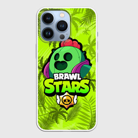 Чехол для iPhone 13 Pro с принтом BRAWL STARS SPIKE | СПАЙК в Екатеринбурге,  |  | bibi | brawl stars | coach mike | crow | evil gene | gale | gene | leon | leon shark | max | mecha crow | mortis | mr.p | nani | phoenix | sally leon | sandy | spike | sprout | surge | tara | virus 8 bit | werewolf | волна | ворон | джин | л