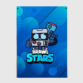 Постер с принтом virus 8 bit brawl stars Blue в Екатеринбурге, 100% бумага
 | бумага, плотность 150 мг. Матовая, но за счет высокого коэффициента гладкости имеет небольшой блеск и дает на свету блики, но в отличии от глянцевой бумаги не покрыта лаком | 8 | 8 bit | 8 бит | 8бит | brawl | brawl stars | brawlstars | brawl_stars | jessie | бравл | бравлстарс