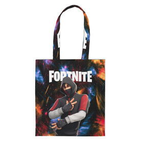 Шоппер 3D с принтом FORTNITE x IKONIK в Екатеринбурге, 100% полиэстер | Плотность: 200 г/м2; Размер: 34×35 см; Высота лямок: 30 см | deadmau5 | fortnite | fortnite 2 | fortnite x маршмелло | ikonik | marshmello | ninja | ninja streamer | raven | travis scott | ворон | иконик | ниндзя | пили | рейвен | трэвис скотт | фортнайт