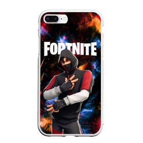 Чехол для iPhone 7Plus/8 Plus матовый с принтом FORTNITE x IKONIK в Екатеринбурге, Силикон | Область печати: задняя сторона чехла, без боковых панелей | deadmau5 | fortnite | fortnite 2 | fortnite x маршмелло | ikonik | marshmello | ninja | ninja streamer | raven | travis scott | ворон | иконик | ниндзя | пили | рейвен | трэвис скотт | фортнайт