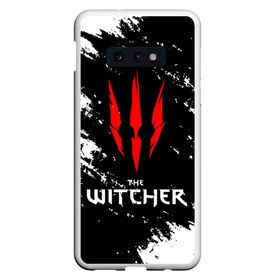 Чехол для Samsung S10E с принтом The Witcher в Екатеринбурге, Силикон | Область печати: задняя сторона чехла, без боковых панелей | Тематика изображения на принте: esport | game | netflix | the witcher | американский сериал | ве витчер | ведьмак | геральт | игра | игры | киберспорт | кино | нетфликс | популярные иллюстрации | сериал | сериалы | фильмы | фэнтези