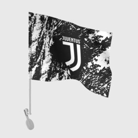 Флаг для автомобиля с принтом JUVENTUS / ЮВЕНТУС в Екатеринбурге, 100% полиэстер | Размер: 30*21 см | cr7 | fc juventus | football | juve | juventus | ronaldo | sport | роналдо | спорт | футбол | ювентус