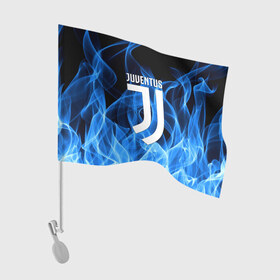 Флаг для автомобиля с принтом JUVENTUS / ЮВЕНТУС в Екатеринбурге, 100% полиэстер | Размер: 30*21 см | cr7 | fc juventus | fire | flame | football | juve | juventus | ronaldo | sport | огонь | пламя | роналдо | спорт | футбол | ювентус