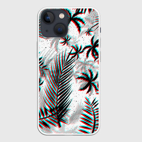 Чехол для iPhone 13 mini с принтом ПАЛЬМЫ | TROPICAL GLITCH в Екатеринбурге,  |  | hotline miami | neon | new retro wave | outrun | outrun electro | paints | palmen | rainbow | retro | retrowave | summer | synth | synthwave | tropical | брызги | брызги красок | звёзды | космос | краски | лето | неон | пальмы | радуга | 