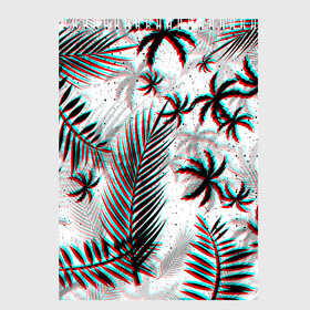 Скетчбук с принтом ПАЛЬМЫ | TROPICAL GLITCH в Екатеринбурге, 100% бумага
 | 48 листов, плотность листов — 100 г/м2, плотность картонной обложки — 250 г/м2. Листы скреплены сверху удобной пружинной спиралью | hotline miami | neon | new retro wave | outrun | outrun electro | paints | palmen | rainbow | retro | retrowave | summer | synth | synthwave | tropical | брызги | брызги красок | звёзды | космос | краски | лето | неон | пальмы | радуга | 