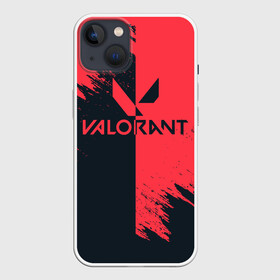 Чехол для iPhone 13 с принтом VALORANT | ВАЛОРАНТ в Екатеринбурге,  |  | breach | cs go | cypher | fire | flame | jett | league of legends | legends of runeterra | lol | omen | overwatch | phoenix | riot | riot games | sage | sona | sova | valorant | viper | валорант | лига легенд | лол | огонь | пламя