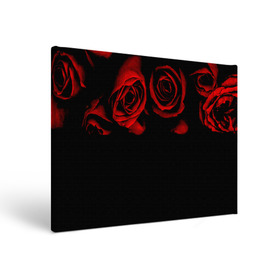 Холст прямоугольный с принтом Готика в Екатеринбурге, 100% ПВХ |  | black | flowers | red | rose | rozario | vampire | алые | бутоны | вампир | винтаж | готический | красныерозы | кровь | лепестки | летний | лето | ночь | природа | растения | роза | розочка | розы | рок | темный | узор