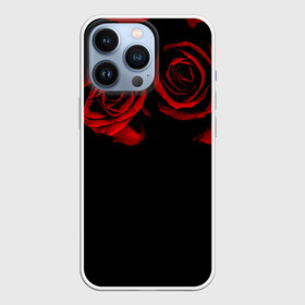 Чехол для iPhone 13 Pro с принтом Готика в Екатеринбурге,  |  | black | flowers | red | rose | rozario | vampire | алые | бутоны | вампир | винтаж | готический | красныерозы | кровь | лепестки | летний | лето | ночь | природа | растения | роза | розочка | розы | рок | темный | узор