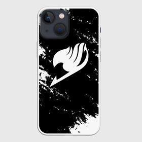 Чехол для iPhone 13 mini с принтом Helmet Fairy tail balck and white в Екатеринбурге,  |  | fairy tail | аниме | дружба | кино | любовь | магия | манга хиро масимы | мультфильм | сёнэн | сериалы | сказка | фейри тейл | фэнтези | хвост | хвост феи