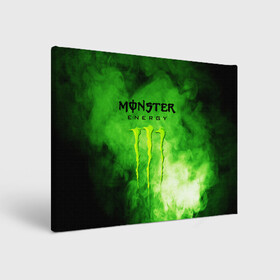 Холст прямоугольный с принтом MONSTER ENERGY в Екатеринбурге, 100% ПВХ |  | brend | green | monster energy | андреналин | бренд | зеленый | логотип | монстр | напиток | энергетик | энергия