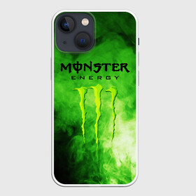 Чехол для iPhone 13 mini с принтом MONSTER ENERGY в Екатеринбурге,  |  | brend | green | monster energy | андреналин | бренд | зеленый | логотип | монстр | напиток | энергетик | энергия