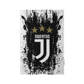 Обложка для паспорта матовая кожа с принтом JUVENTUS. в Екатеринбурге, натуральная матовая кожа | размер 19,3 х 13,7 см; прозрачные пластиковые крепления | cr7 | juve | juventus | ronaldo | роналдо | ювентус