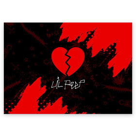 Поздравительная открытка с принтом LIL PEEP / ЛИЛ ПИП в Екатеринбурге, 100% бумага | плотность бумаги 280 г/м2, матовая, на обратной стороне линовка и место для марки
 | Тематика изображения на принте: beautiful | daddy | heart | life | lil | lilpeep | music | peep | rap | rapper | rip | tattoo | лил | лилпип | литл | лого | музыка | папочка | пип | рип | рожица | рэп | рэпер | рэперы | сердечко | сердце | символ | тату | татуировки
