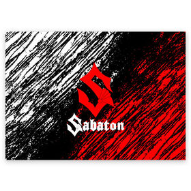 Поздравительная открытка с принтом Sabaton. в Екатеринбурге, 100% бумага | плотность бумаги 280 г/м2, матовая, на обратной стороне линовка и место для марки
 | battle metal | sabaton | военная тематика | военные песни | война | история войны | классика | музыка | патриотизм | рок | рок группа | сабатон | солдаты | шведская хэви пауэр метал группа