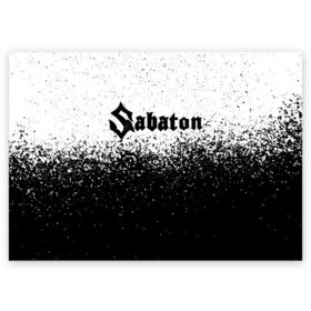 Поздравительная открытка с принтом Sabaton. в Екатеринбурге, 100% бумага | плотность бумаги 280 г/м2, матовая, на обратной стороне линовка и место для марки
 | battle metal | sabaton | военная тематика | военные песни | война | история войны | классика | музыка | патриотизм | рок | рок группа | сабатон | солдаты | шведская хэви пауэр метал группа