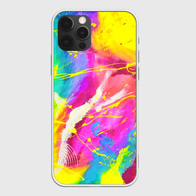 Чехол для iPhone 12 Pro Max с принтом ТИ-ДАЙ в Екатеринбурге, Силикон |  | abstraction | watercolor | абстракция красок | акварель | брызги красок | живопись | краска | потертость красок | размытые краски | текстуры | яркие краски