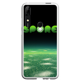 Чехол для Honor P Smart Z с принтом Spore Green (Z) в Екатеринбурге, Силикон | Область печати: задняя сторона чехла, без боковых панелей | Тематика изображения на принте: creepy cute | ea | electronic arts | maxis | spore | spore hero | ангелоид | генирал фауст | гудра | жуткие и милые | империя эсти | маасари | мухоид | племя | ролевая игра | рыба бегун | симулятор бога | сирено головый