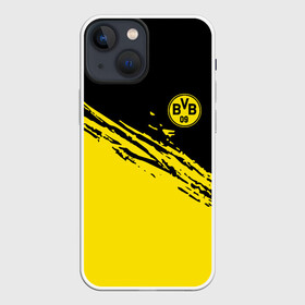 Чехол для iPhone 13 mini с принтом BORUSSIA. в Екатеринбурге,  |  | borussia | fc | football | football club | sport | боруссия | боруссия дортмунд | дортмунда | немецкий футбольный клуб | спорт | уефа | униформа | фирменные цвета | фк | футбол | футбольный клуб