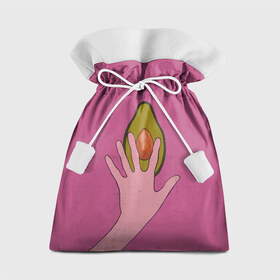 Подарочный 3D мешок с принтом avocado в Екатеринбурге, 100% полиэстер | Размер: 29*39 см | Тематика изображения на принте: vegan | веган | веганство | вегетарианец | вегетарианство | еда | зеленый | земля | зож | листья | мир | охрана | позиция | природа