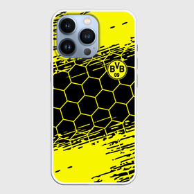 Чехол для iPhone 13 Pro с принтом BORUSSIA. в Екатеринбурге,  |  | borussia | fc | football | football club | sport | боруссия | боруссия дортмунд | дортмунда | немецкий футбольный клуб | спорт | уефа | униформа | фирменные цвета | фк | футбол | футбольный клуб