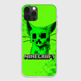 Чехол для iPhone 12 Pro Max с принтом MINECRAFT CREEPER CAT в Екатеринбурге, Силикон |  | Тематика изображения на принте: creeper | game | minecraft | блоки | игра | квадраты | компьютерная | крипер | криппер | майнкрафт | огонь