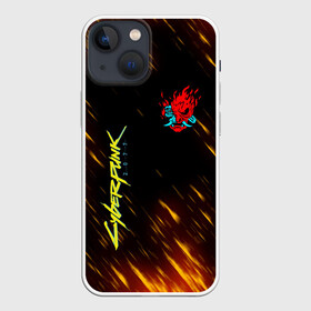 Чехол для iPhone 13 mini с принтом CYBERPUNK 2077. в Екатеринбурге,  |  | cd project red | cyberpunk 2077 | keanu reeves | samurai | киану ривз | киберпанк 2077 | самураи