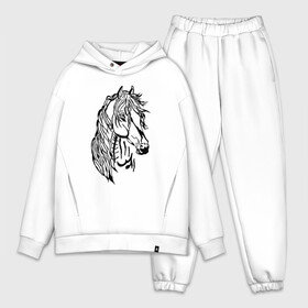 Мужской костюм хлопок OVERSIZE с принтом Конь Art в Екатеринбурге,  |  | black | casual | cowboy | horse | арт | голова | грива | дикие | единорог | жеребец | животные | звери | кобыла | ковбой | конь | краски | лошадка | лошадь | мерин | мустанг | парнокопытные | пегас | пони | рисунок