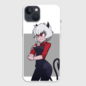 Чехол для iPhone 13 с принтом Сердитая Малина. HELLTAKER в Екатеринбурге,  |  | anime | azazel | hell | helltaker | justice | lucifer | malina | modeus | pandemonica | zdrada | ад | аниме | демон | демонесса | здрада | люцифер | малина | модеус | пандемоника | правосудие | хеллтейкер | хэлтейкер | цербер