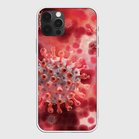 Чехол для iPhone 12 Pro Max с принтом Коронавирус в Екатеринбурге, Силикон |  | Тематика изображения на принте: абстрактно | абстрактные | абстрактный | абстракция | бактерии | бактерия | вирус | вирусный | вирусы | заражение | коронавирус | микроб | микробы | спора | споры | шип