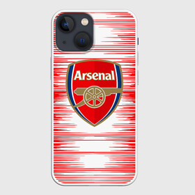 Чехол для iPhone 13 mini с принтом ARSENAL. в Екатеринбурге,  |  | fc | football | football club | sport | британский футбольный клуб | спорт | уефа | униформа | фирменные цвета | фк | футбол | футбольный клуб