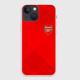 Чехол для iPhone 13 mini с принтом ARSENAL. в Екатеринбурге,  |  | fc | football | football club | sport | британский футбольный клуб | спорт | уефа | униформа | фирменные цвета | фк | футбол | футбольный клуб