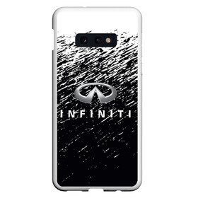 Чехол для Samsung S10E с принтом INFINITI в Екатеринбурге, Силикон | Область печати: задняя сторона чехла, без боковых панелей | 2020 | auto | infiniti | sport | авто | автомобиль | автомобильные | бренд | инфинити | марка | машины | спорт