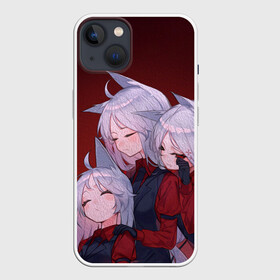 Чехол для iPhone 13 с принтом Cerberus обнимаются втроем Helltaker в Екатеринбурге,  |  | anime | azazel | hell | helltaker | justice | lucifer | malina | modeus | pandemonica | zdrada | ад | аниме | демон | демонесса | здрада | люцифер | малина | модеус | пандемоника | правосудие | хеллтейкер | хэлтейкер | цербер