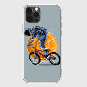 Чехол для iPhone 12 Pro Max с принтом Космический велосипедист (Z) в Екатеринбурге, Силикон |  | bicycle | bicyclist | bike | biker | bmx | cycle | galaxy | moon | rider | space | stars | байкер | бмх | вело | велогонщик | велосепедист | велосипед | велоспорт | гонщик | космос | луна