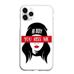 Чехол для iPhone 11 Pro матовый с принтом Дерзкая (Z) в Екатеринбурге, Силикон |  | female | hi boy | бесстрашная женщина | дерзкая | крутой | подруге | поцелуй | поцелуй меня | привет | смелая | смелой
