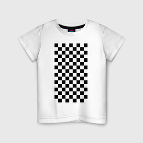 Детская футболка хлопок с принтом Шахматный пол в Екатеринбурге, 100% хлопок | круглый вырез горловины, полуприлегающий силуэт, длина до линии бедер | дельта | заговор | иллюминаты | масонство | масоны | наблюдение | наугольник | текстура | циркуль | шахматка