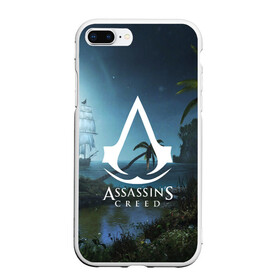 Чехол для iPhone 7Plus/8 Plus матовый с принтом ASSASSIN`S CREED в Екатеринбурге, Силикон | Область печати: задняя сторона чехла, без боковых панелей | black flag | brotherhood | chronicles | creed | game | origins | revelations | rogue | syndicate | unity | valhalla | альтаир | ассасин | игры | кинжал | пираты