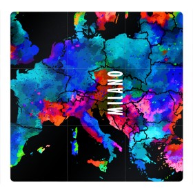 Магнитный плакат 3Х3 с принтом Milano в Екатеринбурге, Полимерный материал с магнитным слоем | 9 деталей размером 9*9 см | Тематика изображения на принте: fashion | italy | milano | vanguard | авангард | италия | милан | мода