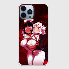 Чехол для iPhone 13 Pro Max с принтом ХЕЛЛТЕЙКЕР в Екатеринбурге,  |  | anime | azazel | hell | helltaker | justice | lucifer | malina | modeus | pandemonica | zdrada | ад | аниме | демон | демонесса | здрада | люцифер | малина | модеус | пандемоника | правосудие | хеллтейкер | хэлтейкер | цербер