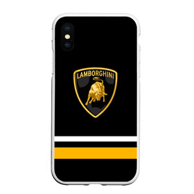 Чехол для iPhone XS Max матовый с принтом Lamborghini Uniform в Екатеринбурге, Силикон | Область печати: задняя сторона чехла, без боковых панелей | car | lambo | lamborghini | sport | авто | бык | гонка | ламбо | ламборгини | ламборджини | спорт | спорткар