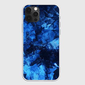 Чехол для iPhone 12 Pro Max с принтом Blue Abstraction в Екатеринбурге, Силикон |  | abstraction | blue | geometry | stripes | texture | абстракция | геометрия | осколки | синий | стекло | текстура | узоры