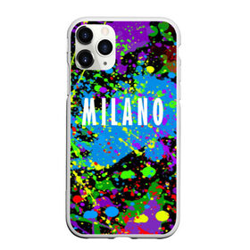 Чехол для iPhone 11 Pro Max матовый с принтом Milano в Екатеринбурге, Силикон |  | fashion | italy | milano | paint | vanguard | авангард | италия | краска | милан | мода | надпись | текст | фраза