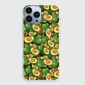 Чехол для iPhone 13 Pro Max с принтом avocado в Екатеринбурге,  |  | avocado | авокадо | веганство | вегетарианство | еда | зеленый | земля | зож | листья | овощи | позиция | природа | фрукты